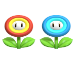 Fire and Ice Flowers - New Super Mario Bros. Wii