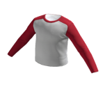 Baseball Long Sleeve - Red - Roblox