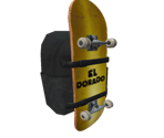 Skateboard Backpack - 24kGoldn - Roblox