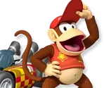 Diddy Kong - Mario Kart Wii