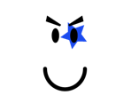 Blue Rock Star Smile - Roblox