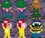 Stage 8 Crowd - Far Away Scene - PaRappa the Rapper 2