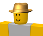 brick-luke's Golden Fedora - Brick Hill