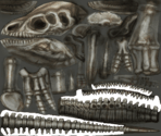 Tyrannosaurus Rex Skeleton - Ghostbusters: The Video Game