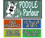 Poodle Parlour Signs - Dog's Life