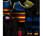 Claude "Curls" Crow - AFL Mascot Manor (Australia)