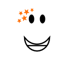 Orange Starface - Roblox