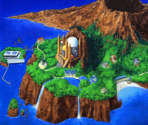 Overworld Map - Yu-Gi-Oh! GX Tag Force