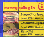 Burger Shot Menu - Grand Theft Auto: San Andreas