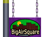 Big Air Square Sign - BMX XXX