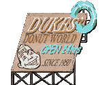 Dukes Donuts Sign - BMX XXX