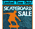Skateboard Sale Sign - BMX XXX