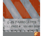 Orange Barrier - Grand Theft Auto: San Andreas