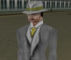 20's Man Hat Grey Gangster - Carmageddon TDR 2000