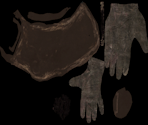 Charred Hunter Gloves - Bloodborne