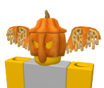 Hallowed Bat Helm of Ghoulish Gourds - Brick Hill