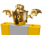 Golden Bat Helm of Excellence - Brick Hill