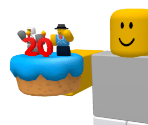 spacebuilder and brick-luke's 20th Birthday Cake - Brick Hill