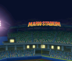 Mario Stadium (Night) - Mario Super Sluggers