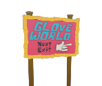 Glove World Sign - Nickelodeon All-Star Brawl