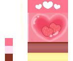 Heartberry Chocolate Cake - Sweets Chara: Sweets Gakkou e Youkoso!