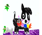 Tao Crayon Drawing - Chibi-Robo!