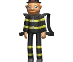 Brooklyn T. Guy Firefighter Backpack 1.0 - Roblox