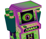 Corrupted Arcade Machine - Yellow Taxi Goes Vroom