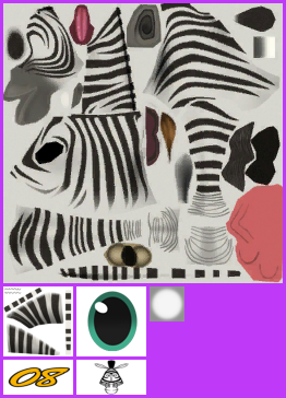 Marty - Dreamworks Super Star Kartz - Wii - The Textures Resource